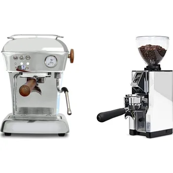 Příprava kávy Ascaso Dream PID, leštěný hliník + Eureka Mignon Libra 65 All…