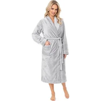 Dámský župan Teplý dámský župan Donna 103 Soft - měkký Šedá XL/2XL