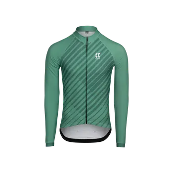 Cyklistické oblečení Kalas Pánský cyklistický dres MOTION Z4 | Dres dlouhý rukáv | Seafoam Green Kalas velikost: 2 (S)