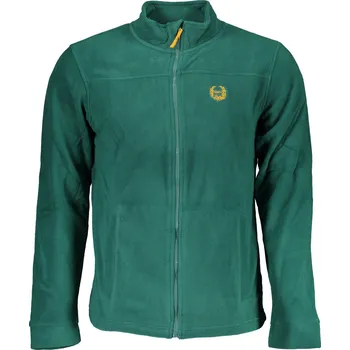 Pánská mikina Pánská fleecová mikina na zip GIAN MARCO VENTURI zelená 3366164