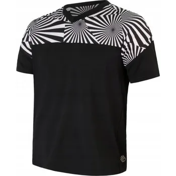 cyklistický dres Sensor Tričko Helium Geometry pánské krátké černé L