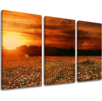 Obraz 3dílná nástěnná malba KRAJINY KR035E30