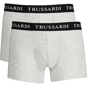 Pánské oblečení Pánské šedé boxerky Trussardi Trussardi černá | šedá 3364332