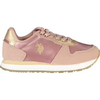 Dívčí tenisky Dětské sportovní tenisky US Polo Assn. US Polo Assn krémová | žlutá | růžová 3367893