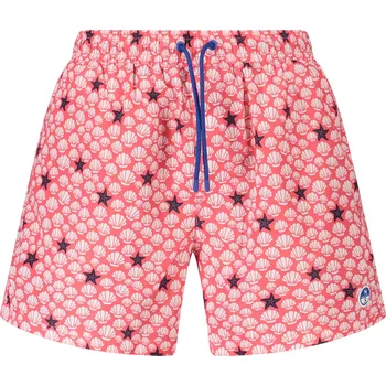 Pánské plavky Pánské červené koupací kraťasy North Sails North Sails bílá | růžová 3363514