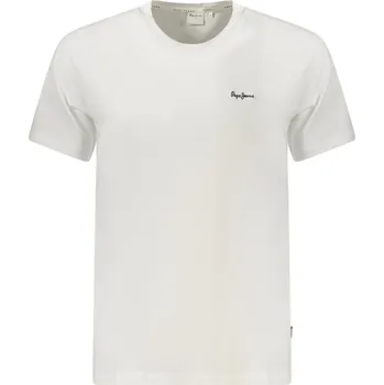 Pánské tričko Bílé triko s krátkým rukávem PEPE JEANS Pepe Jeans bílá 3364143