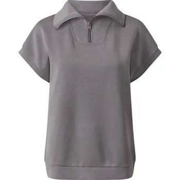 Dámská mikina esmara® Dámská mikina, krátký rukáv (šedá, M(40/42))