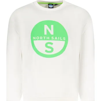 Chlapecká mikina Dětská mikina North Sails bílá North Sails bílá | světle zelená 3360231