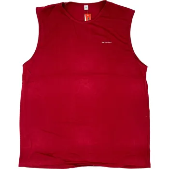 Pánské tílko Wandeng Pánské nadměrné tílko GREEN Barva: Červená, Velikost: 8XL