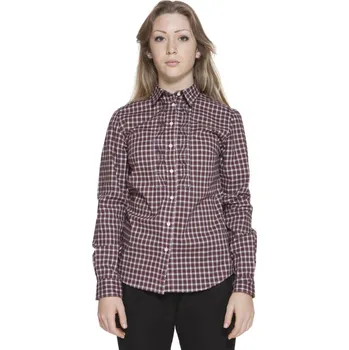 Dámská károvaná košile GANT Gant černá | bílá | tmavě červená 3366741