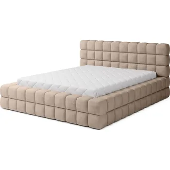 Postel Dvoulůžková postel DIZZLE 180x200 se zvedacím roštem Amore 18 béžová