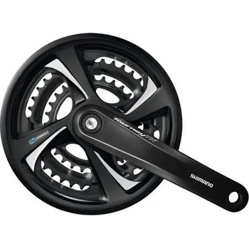 Klika na kolo Shimano kliky FC-TX801 48/38/28 7/8s s krytem 170 mm (černá)