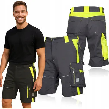 Pánské oblečení Krátké pracovní ochranné výstražné Kraťasy Letní kalhoty 62
