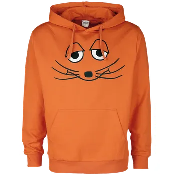Pánská mikina Mikina s kapucí z Die Sendung mit der Maus - Die Maus - Muži - oranžová
