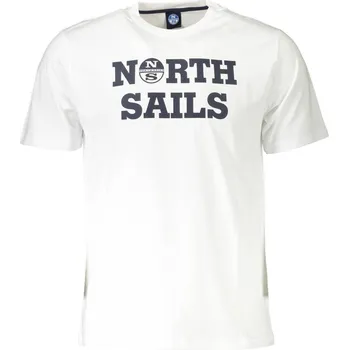 Pánské tričko Bílé triko NORTH SAILS s krátkým rukávem North Sails modrá | bílá 3368348