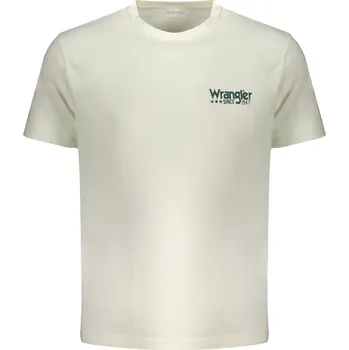 Pánské triko Wrangler s krátkým rukávem Wrangler krémová 3361752