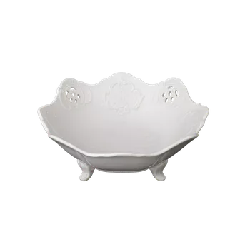 Sada nádobí Mísa Aida prořezávaná 20cm BÍLÁ Český porcelán Dubí