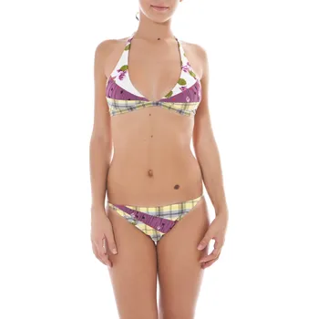 Dámské plavky Dámské vícebarevné bikiny John Galliano JOHN GALLIANO bílá | žlutá | fialová 3361102
