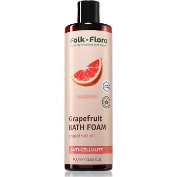Koupelová pěna Folk & Flora Grapefruit pěna do koupele 400 ml