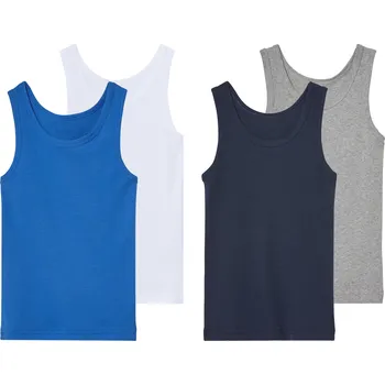 Nátělník lupilu® Chlapecký nátělník s BIO bavlnou, 2 kusy