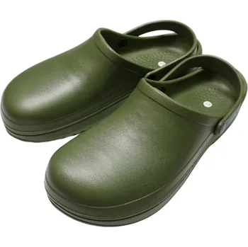 Pánské pantofle Pánské gumové nazouváky khaki Listar LS701A (Pánské nezateplené plné nazouváky)