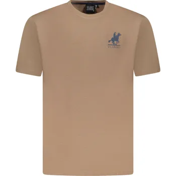 Pánské hnědé triko US Grand Polo U.S. GRAND kaki 3358869
