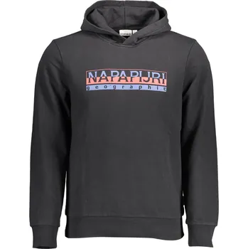Pánská mikina Černá mikina NAPAPIJRI s kapucí Napapijri černá 3366745