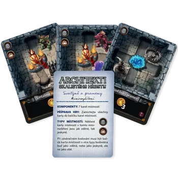 Desková hra REXhry Architekti skalistého hřbetu: Svatyně a prameny