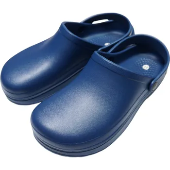 Pánské pantofle Pánské gumové nazouváky modré Listar LS701A (Pánské nezateplené plné nazouváky)