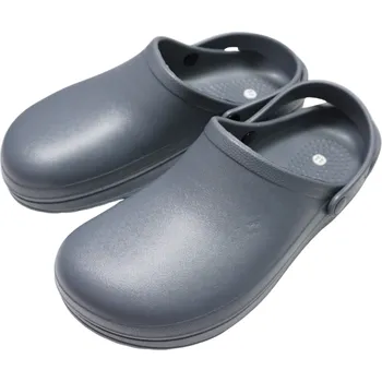 Pánské pantofle Pánské gumové nazouváky šedé Listar LS701A (Pánské nezateplené plné nazouváky)