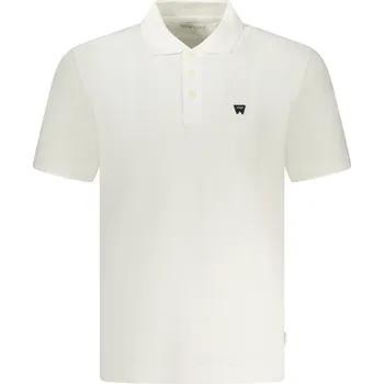 Pánské tričko Bílé pánské polo triko Wrangler Wrangler bílá 3368624