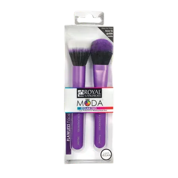 Kosmetický štětec Royal & Langnickel MŌDA™ PRO MAKEUP BRUSH EZGLAM DUO FLAWLESS FACE DVOJICE ŠTĚTCŮ NA LÍČENÍ