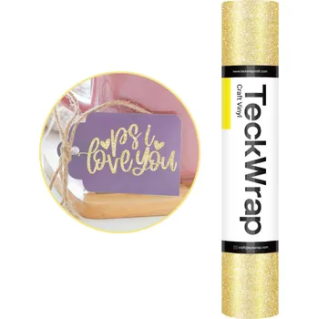 Samolepící dekorace TeckWrap Burst Glitter - Gold - Samolepící vinylová folie Velikost: 30,5 x 30 cm