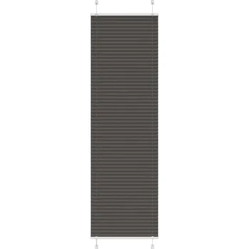 Plisovaná roleta černá 55x200 cm Šířka látky 54,4 cm Polyester