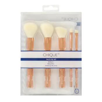 Kosmetický štětec Royal & Langnickel CHIQUE ROSE GOLD Sada štětců k líčení obličeje Face Fix