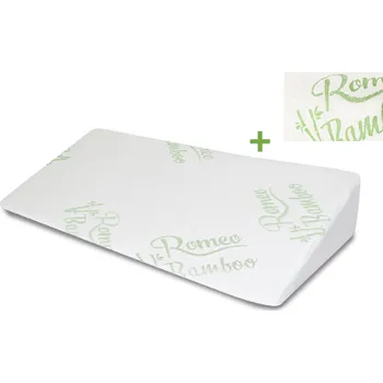 Bytový textil Romeo Klínový podhlavník MEMORY BAMBOO 80 x 40 x 15 cm + náhradní povlak BAMBOO