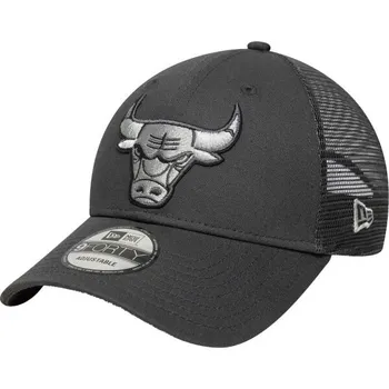 Kšiltovka Kšiltovka New Era CHICAGO BULLS NBA 9FORTY TRUCKER OS Tmavě šedá, Šedá