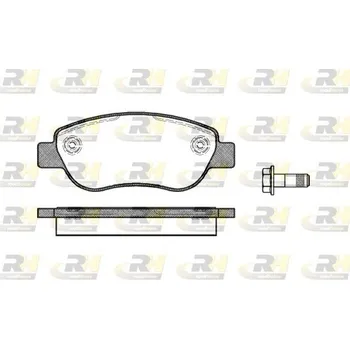 Brzdová destička Klocki hamulcowe 24393, 21069.00