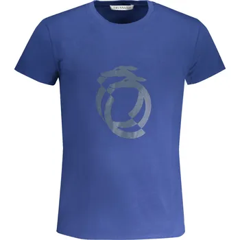 Pánské tričko Pánské triko TRUSSARDI s krátkým rukávem modré Trussardi modrá 3361049