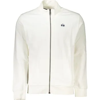 Pánská mikina Bílá pánská mikina na zip La Martina La Martina bílá 3364074