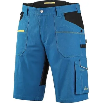 pracovní kraťasy STRETCH šortky středně modré-černé