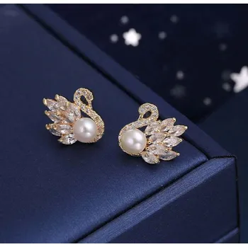 Náušnice Naušnice labuť