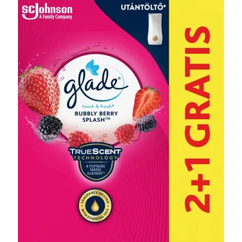 Osvěžovač vzduchu Glade Touch Bubbly Berry Splash aerosolový osvěžovač vzduchu náplň 3 x 10ml