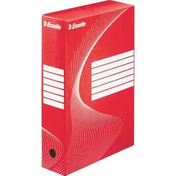 Archivační box Archivační krabice Esselte Standard 80 mm, červená