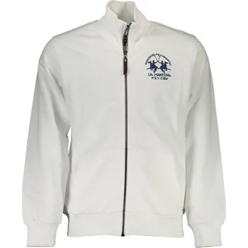 Pánská mikina Bílá pánská mikina na zip La Martina bílá 3366668