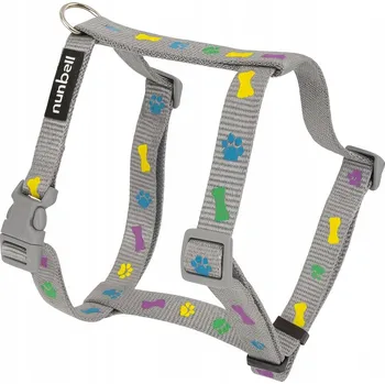 Postroj pro psa Postroj pro psa Guard reflexní BEZTLAKOVÉ pohodlné prodyšné Šedé XL