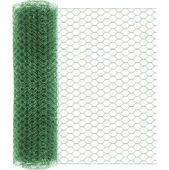Pletivo PILECKÝ Chovatelské šestihranné pletivo zelené 30 mm 1 x 25 m