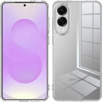 Pouzdro na mobilní telefon POUZDRO ULTRATENKÉ SLIM GUMA TPU SILIKONOVÉ PRO SAMSUNG GALAXY S25 EDGE + SKLO