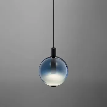 OLEV LED závěsné světlo BEAM STICK NUANCE, modré, Ø 20 cm, 927 modrý 2 x 4,3 W LED - Doprava zdarma