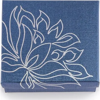 Dárková krabička Krabička na šperky 9x9 cm 2 modrá